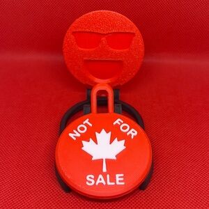 Can Cover with “Not For Sale” Canadian Maple Leaf